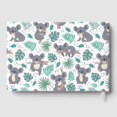 IHR Foto und Text Niedlich Koalas Gästebuch (Rückseite)