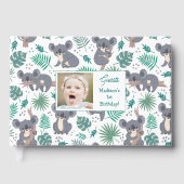 IHR Foto und Text Niedlich Koalas Gästebuch (Vorderseite)