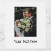 IHR Foto- und Textwein Weinetikett (Einzelnes Label)