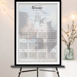 Ihr Foto unter der Sternenkarte Poster