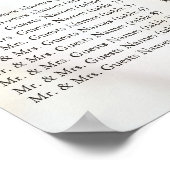 Ihr Foto unter der Sternenkarte Poster (Ecke)