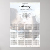 Ihr Foto unter der Sternenkarte Poster (Vorne)