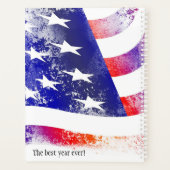 Ihr Foto USA Flag Patriot Planner Planer (Rückseite)