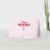 IHR Foto Valentine's Day Kuss für sie Karte (Rückseite)