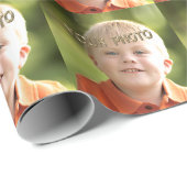 IHR FOTO Verpackungs-Papier mit ANWEISUNGEN Geschenkpapier (Rolleneckpunkt)