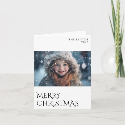 Ihr Foto Weihnachten Gruß (Vorderseite)