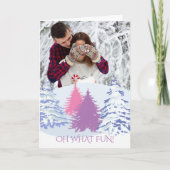 Ihr Foto Weihnachten Moderne Bäume (Vorderseite)