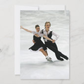 Ihr Foto Weihnachten Winter Verlobung Einladung (Rückseite)