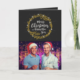 IHR FOTO Weihnachten wünscht Grußkarte