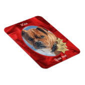 Ihr Foto: Weihnachts-Oval-Bilderrahmen Magnet (Rechte Seite)