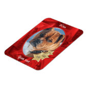 Ihr Foto: Weihnachts-Oval-Bilderrahmen Magnet (Linke Seite)