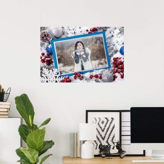 IHR FOTO Weihnachtsgestempel Poster (Heimbüro)