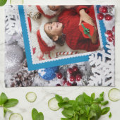 IHR FOTO Weihnachtsküchenhandtuch Küchentuch (Gefaltet)