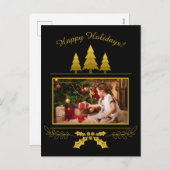 IHR FOTO Weihnachtspostkarte Feiertagspostkarte (Vorne/Hinten)
