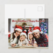 IHR FOTO Weihnachtspostkarte Postkarte (Vorne/Hinten)