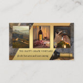 Ihr Foto Weinkultur und Erde Visitenkarte (Vorderseite)