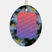 Ihr Foto Weiße Clematitis Blume Ornament (Rechts)