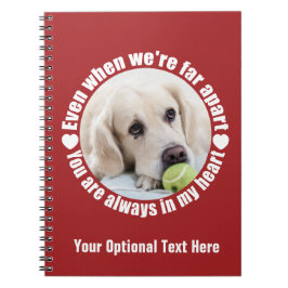 IHR FOTO weit weg von Liebe, benutzerdefiniertes N Notizblock