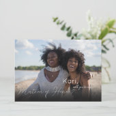 Ihr Foto wird ein ehrenvolles Land sein Einladung (Stehend Vorderseite)