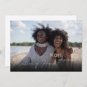 Ihr Foto wird ein ehrenvolles Land sein Einladung (Vorne/Hinten)