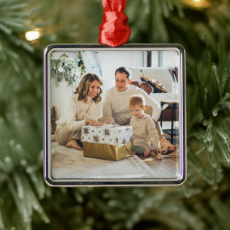 Ihr Foto zu Weihnachten Ornament Aus Metall