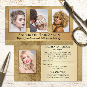 Ihr Fotos-Portfolio Friseur-Empfehlung Visitenkarte