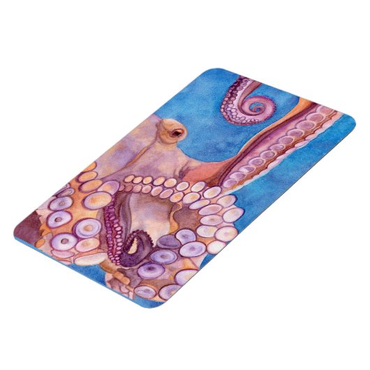 Ihr FOTOVORLAG oder der Octupus-Wasserfarbenfried Magnet (Linke Seite)