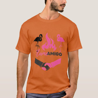 Ihr Freund ist Flamme Leben amigo Vintag T-Shirt
