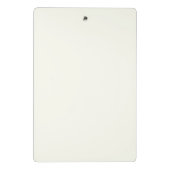 Ihr Frieden kommt von innen - inspirierendes Zitat Mini Klemmbrett (Rückseite)