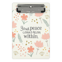 Ihr Frieden kommt von innen - inspirierendes Zitat