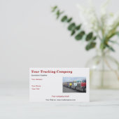 Ihr Fuhrunternehmen Visitenkarte (Stehend Vorderseite)