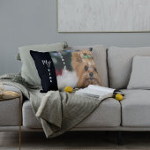 Ihr Furry Bestie's Vibe: Foto für Haustiere Kissenbezug