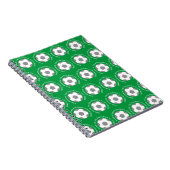 Ihr Fußballteam in Grün Notizblock (Rechte Seite)