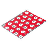 Ihr Fußballteam in Rot Notizblock (Linke Seite)