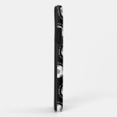 Ihr Fußballteam in Schwarz und Weiß Case-Mate iPhone Hülle (Hinten/Rechts)