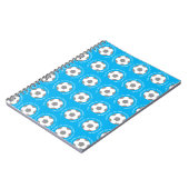 Ihr Fußballteam in Sky Blue Notizblock (Linke Seite)