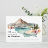 Ihr Gästezimmer hat sich bewegende Berge Ankündigung (Stehend Vorderseite)