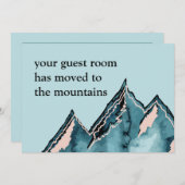 Ihr Gästezimmer ist in die Berge umgezogen neue Zu Ankündigung (Vorne/Hinten)