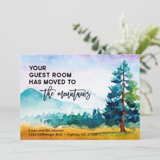 Ihr Gästezimmer ist in die Mountains New Zuhause u Ankündigung (Stehend Vorderseite)