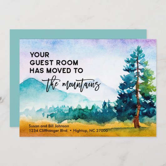 Ihr Gästezimmer ist in die Mountains New Zuhause u Ankündigung (Vorne/Hinten)