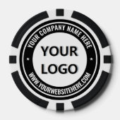 Ihr gebrandetes Logo Poker Chips Beispiel Benutzer (Vorderseite)