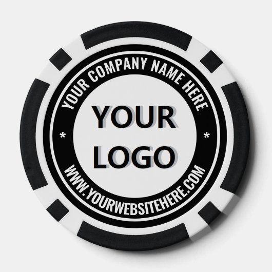 Ihr gebrandetes Logo Poker Chips Beispiel Benutzer (Rückseite)