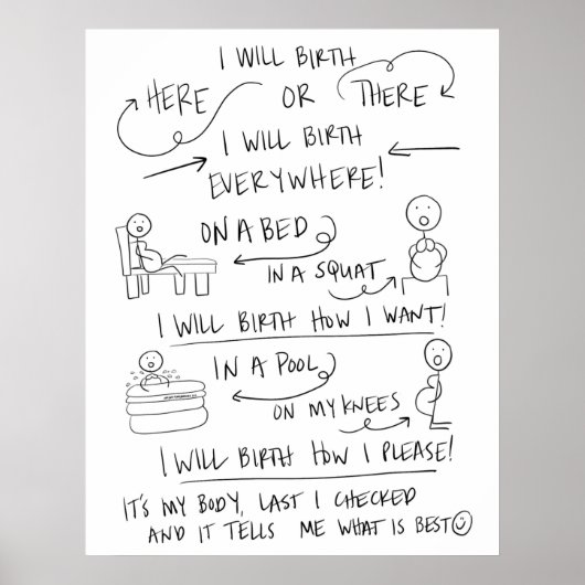 Ihr Geburtsgedicht Poster (Vorne)