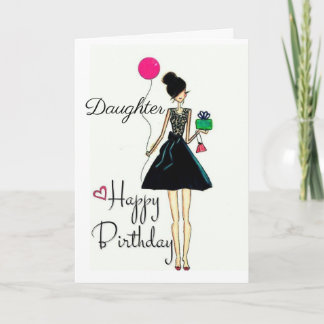 **IHR GEBURTSTAG!!!** "DAUGHTER" KARTE
