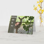 IHR GEBURTSTAG IST "BESONDERS FÜR MICH" KARTE (Gelbe Blume)