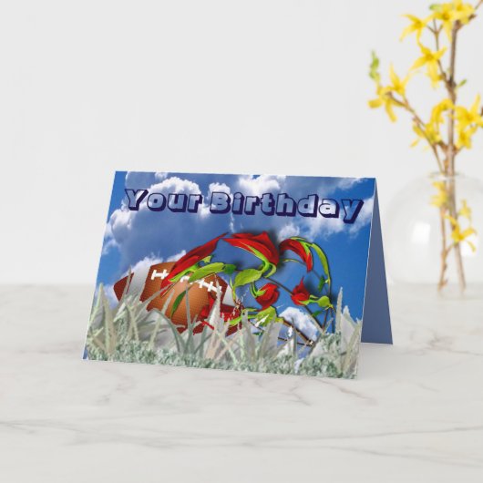 Ihr Geburtstag Karte (Gelbe Blume)