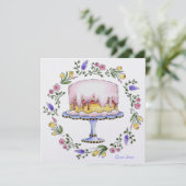 Ihr Geburtstag / Mittagessen / Party Einladung - S (Stehend Vorderseite)