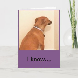 Ihr Geburtstag verpasst - es tut mir leid Karte