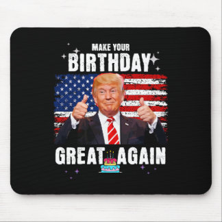 Ihr Geburtstag wieder großartig 2024 US-Präsidents Mousepad