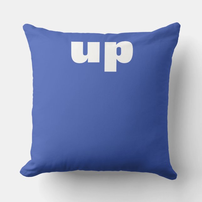 Ihr Gefühl: Auf oder ab Kissen (Vorderseite)